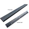 NonSlip Wheelchair Ramp for 13cm Rise Threshold Curb Ramp for Sweeping Robot Door Stairs Steps Rubber Ramp for Doorways Floor Threshold Reducer 100x8x2.5cm (39.4x3.1x1inch) view 2
