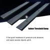 NonSlip Wheelchair Ramp for 13cm Rise Threshold Curb Ramp for Sweeping Robot Door Stairs Steps Rubber Ramp for Doorways Floor Threshold Reducer 100x8x2.5cm (39.4x3.1x1inch) view 3