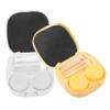 Didiseaon 2sets Contact-Lens Case Lens Storage Box Portable Case for Travel Adorable Lens Organizer Pocket Small Holder Box view 1