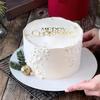 10Pcs Mirror Gold Merry Christmas Cake Toppers Acrylic Cake Topper Christmas Cake Decorations Merry Christmas Cake Engraved Cake Topper Cupcake Decorations for Christmas Party view 4