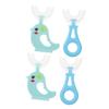 minkissy 4pcs U-Shaped Boys and Girls Toothbrushes Cartoon Soft Bristle Oral Care Tools Finger Toothbrushes for Boy Girl view 1