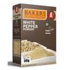 BAKERS White Pepper Powder, Freshly Ground Spice for Enhanced Flavor in Cooking & Seasoning - 50g (Pack of 2) view 1
