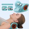 2024 Best Hugterra Neck Massager,Hugterra Neck Massager Relaxer,Hugterra Massager 26-Degree Angle Neck Relaxer Stretcher,Ease Back & Neck Pain,3 Heating Levels,Shiatsu Massage Cervical Pillow view 3