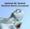 2024 Best Hugterra Neck Massager,Hugterra Neck Massager Relaxer,Hugterra Massager 26-Degree Angle Neck Relaxer Stretcher,Ease Back & Neck Pain,3 Heating Levels,Shiatsu Massage Cervical Pillow view 4