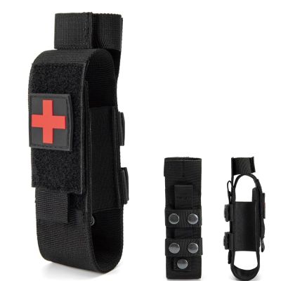Tourniquet, Tourniquet Holder Tourniquet Pouch, Molle Pouches, Portable TQ Military First Aid Equipment Case, Outdoor Sports Camping Survival Gear for Emergency Response, Hiking, Climbing
