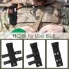 Tourniquet, Tourniquet Holder Tourniquet Pouch, Molle Pouches, Portable TQ Military First Aid Equipment Case, Outdoor Sports Camping Survival Gear for Emergency Response, Hiking, Climbing view 4