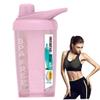 1PC Classic Protein Mixer Shaker Bottle With Twist And Lock Portable Pre Workout Protein Drink Shaker Cup For Mixes Cocktails,And Shakes(Pink) Indoor Outdoor Sport Accessory view 2