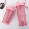 1PC Classic Protein Mixer Shaker Bottle With Twist And Lock Portable Pre Workout Protein Drink Shaker Cup For Mixes Cocktails,And Shakes(Pink) Indoor Outdoor Sport Accessory view 4
