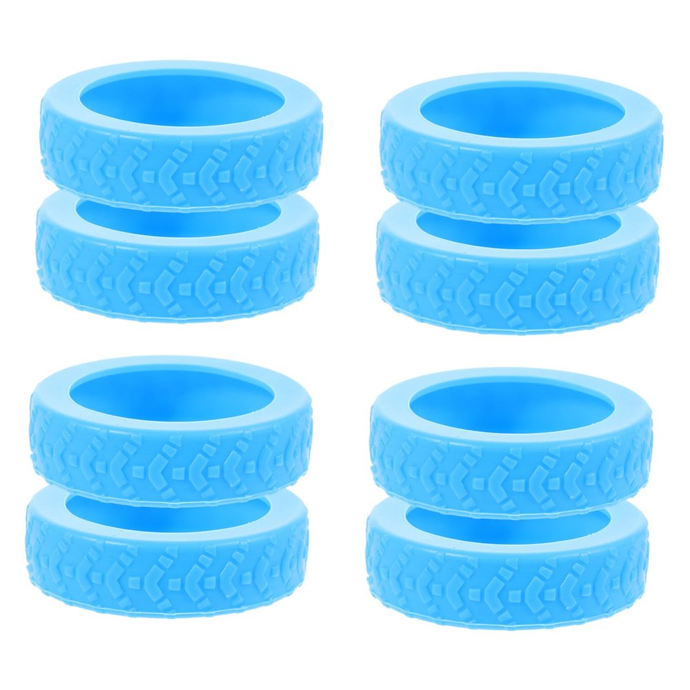 SAFIGLE 8pcs Silicone Protective Cover for Luggage Wheels Suitcase Caster Covers Travel Luggage Wheel Protectors and Quiet