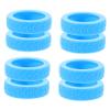 SAFIGLE 8pcs Silicone Protective Cover for Luggage Wheels Suitcase Caster Covers Travel Luggage Wheel Protectors and Quiet view 1
