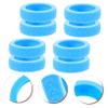SAFIGLE 8pcs Silicone Protective Cover for Luggage Wheels Suitcase Caster Covers Travel Luggage Wheel Protectors and Quiet view 3