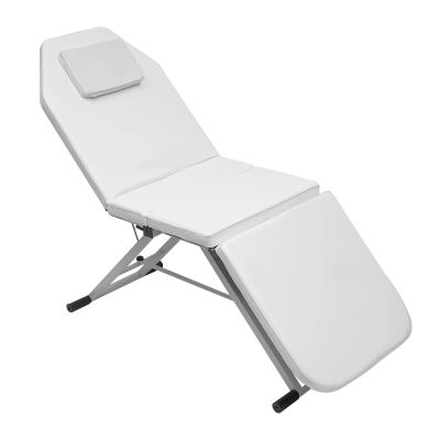 LHSJYG Massage Bed Waterproof And Oil-Resistant Fold The Beauty Bed Portable Foldable Massage Table Anti-Slip Pads(WHITE)