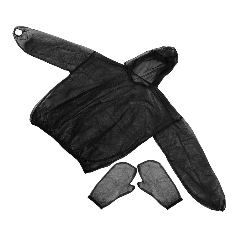 Beaupretty - Glove for Camping Suits Outdoor Cloth and Park Supplies Designed to Protect against Bites during Hiking Fishing Activities Breathable Mesh Material