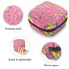 Sanitary Napkin Storage Bag, Menstrual Cup Pouch Tampon Bag, Period Pads Holder Organizer for Women Girls, Funny Rainbow Poop view 2