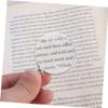 FRCOLOR 5X Magnifier Pendant Necklace Magnifying Glass Necklace 4Pcs for Daily Reading Inspection Compact Visual Aid for Books Coins Stamps Jewelry view 2