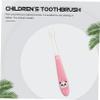 Beaupretty Kids Toothbrush with Soft Bristles, Manual Panda Toothbrush for Children Ages 2-12, Comfortable Oral Cleaning Brush with Storage Bucket, Pink Child Dental Care Tool for Daily Use view 3