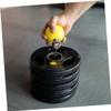 FRCOLOR Heavy Grips Hand Gripper Weight Lifting Grip Ball Dumbbell Bracket Steel Hook Anti-Slip Surface for Arm Finger Wrist Exercise view 3