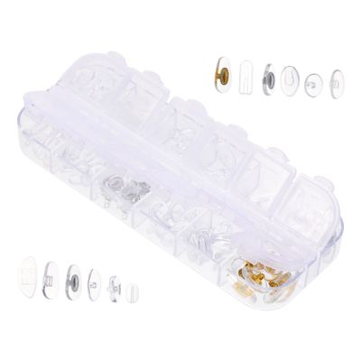 Didiseaon 4 Sets Nose Pads for Eyeglasses Convenient Silicone Nose Cushions Breathable for Glasses Repair for Eyewear Use for Glasses Comfort
