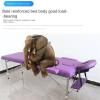 LHSJYG Massage Bed Portable Multifunctional Massage Folding Beauty And Body Massage Back Massage Therapy Health Bed(Brown) view 4