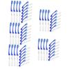 Beaupretty 50pcs Soft Bristles Toothbrush Folding Travel Portable Toothbrush for Outdoor Household Use view 1