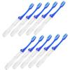 Beaupretty 10pcs Foldable Travel Toothbrushes Ergonomic Handle Portable Toothbrushes for Adults Folding Design for Camping Outdoor and Home Use view 1