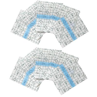 100Pcs Tattoo Aftercare Waterproof Bandage, Adhesive Transparent Tattoo Film Dressing Cover Wound Dressing Bandages Tattoo Cover Up Tape for Wound Dressing, Swimming, Shower 2.5 Inch