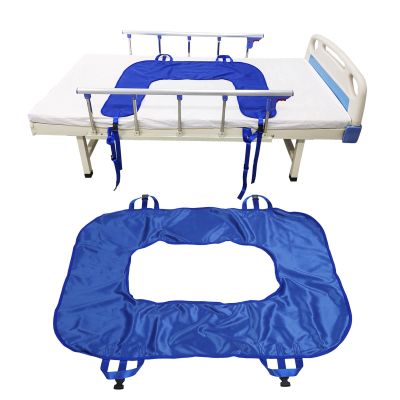 Positioning Bed Pad with Reinforced Handles, Patient Turning Device Prevent Bed Sore, for Elderly, Incontinence, Paralysis Elderly (L 110 X 80 X 38cm (43.3in L X 31.5in W X 14.96in)
