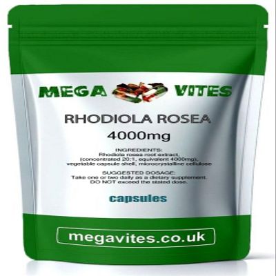 RHODIOLA ROSEA Capsules 4000mg x 120 - MEGAVITES AMINOLAB
