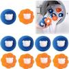 10 Pcs Box-Packed Pet Hair Remover for Laundry, Laundry Pet Hair Catcher, Washing Machine Hair Catcher, Washing Balls Dryer Balls for Clothing Dog Cat Pet Fur RemoverOrange+Blue view 1