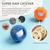 10 Pcs Box-Packed Pet Hair Remover for Laundry, Laundry Pet Hair Catcher, Washing Machine Hair Catcher, Washing Balls Dryer Balls for Clothing Dog Cat Pet Fur RemoverOrange+Blue view 2