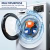 10 Pcs Box-Packed Pet Hair Remover for Laundry, Laundry Pet Hair Catcher, Washing Machine Hair Catcher, Washing Balls Dryer Balls for Clothing Dog Cat Pet Fur RemoverOrange+Blue view 3