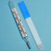 UTHCLO 3pcs Thermometer Protective Barrel Storage Rack Thermometer Carrier Holder Body Temperature Protection Thermometer Case Thermometer Protective Cover Thermometer Covers Blue Plastic view 4