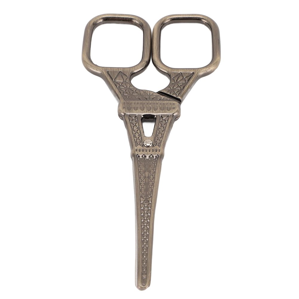Beauty Scissor, Portable Beauty Cutting Scissor for Nose (Bronze)