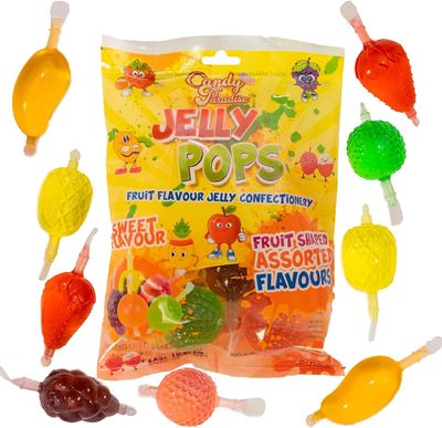 Candy Paradise Vortex Jelly Pops - Fruity Pops - TikTok Jelly - 6 Pieces