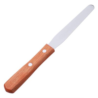 Waxing Spatula Metal Wax Mixing Applicator Wood Handle Hair Removal Tool