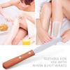Waxing Spatula Metal Wax Mixing Applicator Wood Handle Hair Removal Tool view 3