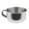 Stainless Steel Men Shaving Mug Bowl Barber Beard Soap Mug Cup for Brush view 1