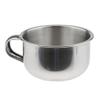 Stainless Steel Men Shaving Mug Bowl Barber Beard Soap Mug Cup for Brush view 4