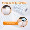 10cm*10m Medical Breathable White Tape 1 Roll, Non Woven Micropore Fixation Plaster Bandage, First Aid Gauze Pad for Wound Care, Self Adhesive Dressing Tape for Neck Back, Shoulders,Arms,Wrists,Thighs view 2