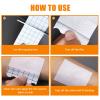 10cm*10m Medical Breathable White Tape 1 Roll, Non Woven Micropore Fixation Plaster Bandage, First Aid Gauze Pad for Wound Care, Self Adhesive Dressing Tape for Neck Back, Shoulders,Arms,Wrists,Thighs view 3
