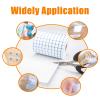 10cm*10m Medical Breathable White Tape 1 Roll, Non Woven Micropore Fixation Plaster Bandage, First Aid Gauze Pad for Wound Care, Self Adhesive Dressing Tape for Neck Back, Shoulders,Arms,Wrists,Thighs view 4