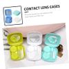 Didiseaon Portable Contact-Lens Case Set of 3 Mixed Colors with Mini Travel Contact-Lens Organizer Box Pocket-Sized Storage Container for Contact Lens Care and Daily Use Random Color view 4