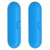 GOSER 2Pcs Protable Electric Toothbrush Travel Box Storage Case for Universal Toothbrush Handle Tooth Brush Heads Holder,Blue Easy to Use view 1