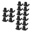 Beaupretty 18pcs Walker Ski Glides Nylon Feet Pads Slip Pads for Elderly Small Walker Sliders for Indoor Outdoor Use Replacement Glides for Rollators view 1