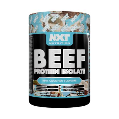 NXT Beef Protein Isolate 540g - High Protein Powder in Natural Amino Acids - Paleo, Keto Friendly - Dairy and Gluten Free - 540g | Blue Coconut
