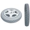 12 Inch Electric Wheelchair Replacement Rear Wheels, 12 1/22 1/4 Rubber Solid Tires, Wheels Assembly, Bearing 17mm(11/16inch), 1 Pair view 2