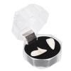 Halloween Party False Teeth Vampire Fake Fangs Portable Zombie Dentures Resin Material Fake Fangs with Plastic Storage Box Spooky Toy Party Cosplay Prop Halloween Decorations (17MM boxed) view 1