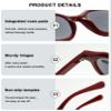 ABETOS Reading Sunglasses Women Men UV400 Protection Blue Light Blocking Classic Trendy Outdoor Sun Readers Tinted Reading Eyeglasses, Beige Frame Grey Lens+3.0 view 3