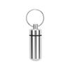 Generic Mini Aluminum Pill Box Case Drug Bottle Holder Container Keychain view 1