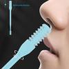 2-in-1 Nose Hair Trimmer, Manual 360 Rotating Nostril Hair Removal Tool Double Sided Nose Hair Blade,Nose Hair Trimmer for Men Women view 2